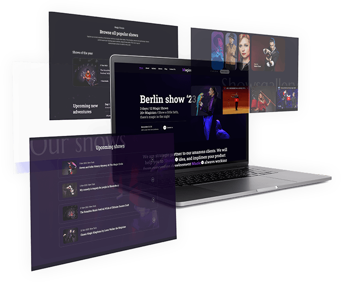 Magicians & Artists WordPress Theme